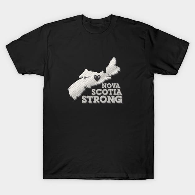 Nova Scotia Strong Metal T-Shirt by Nova Scotia Home 